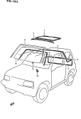 suzuki 47171 WINDOW GLASS (3DR:C)