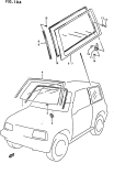 suzuki 47172 WINDOW GLASS (3DR:V)