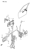 suzuki 47181 FR DR LOCK (3DR)
