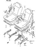 suzuki 47200 REAR SEAT (3DR)