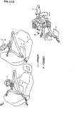 suzuki 47204 SEAT BELT (3DR)