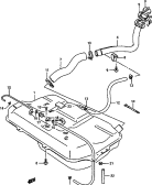 suzuki 50210 FUEL TANK