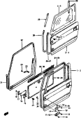 suzuki 64237 ПЕРЕДНЯЯ ДВЕРЬ