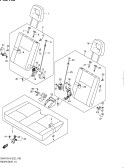 suzuki 58010 ЗАДНЕЕ СИДЕНЬЕ (TYPE 5,6)
