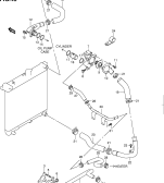 suzuki 58063 ВОДЯНОЙ ШЛАНГ (SN413V)