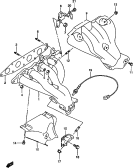 suzuki 62788 ВЫПУСКНОЙ КОЛЛЕКТОР (SQ416Q:E03, E28:99,00 MODEL)