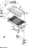 suzuki 62461 ОХЛАДИТЕЛЬ ВСАСЫВАЕМОГО ВОЗДУХА (SQ420WD:RHZ)