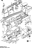 suzuki 63489 ПАНЕЛЬ ПРИБОРОВ (LHD)