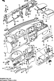 suzuki 63490 ПАНЕЛЬ ПРИБОРОВ (LHD:SEE NOTE 1)