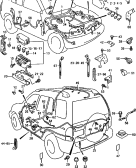 suzuki 59316 ЖГУТ ПРОВОДОВ (99,00 MODEL)