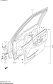 suzuki 57894 ПАНЕЛЬ ПЕРЕДНЕЙ ДВЕРИ (3DR)