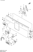 suzuki 57904 ЗАДНИЕ ВОРОТА (C)