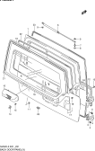 suzuki 57905 ПАНЕЛЬ ЗАДНЕЙ ДВЕРИ (V)