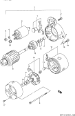 suzuki 76736 СТАРТЕРНЫЙ МОТОР (NAME PLATE:31100-60G1)