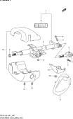 suzuki 78192 РУЛЕВАЯ КОЛОНКА (LHD)