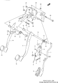 suzuki 78210 ПЕДАЛЬ И КРОНШТЕЙН ПЕДАЛИ (RHD:MT:SY413,SY416)