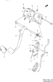 suzuki 78214 ПЕДАЛЬ И КРОНШТЕЙН ПЕДАЛИ (RHD:AT)