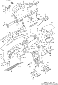 suzuki 78264 ПАНЕЛЬ ПРИБОРОВ (LHD)