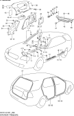 suzuki 78280 ОТДЕЛКА ИНТЕРЬЕРА (5DR)