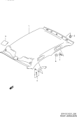 suzuki 78285 ОБИВКА КРЫШИ (3DR)