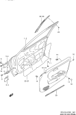 suzuki 78308 4DR ПАНЕЛЬ ПЕРЕДНЕЙ ДВЕРИ