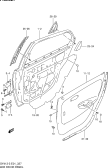 suzuki 78314 4DR ПАНЕЛЬ ЗАДНЕЙ ДВЕРИ