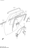 suzuki 78319 МЕХАНИЗМ УПРАВЛЕНИЯ ЗАДНЕЙ ДВЕРЬЮ (5DR)