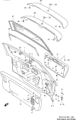 suzuki 78325 ПАНЕЛЬ ЗАДНЕЙ ДВЕРИ (5DR)