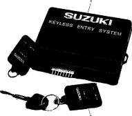 suzuki 76363 1999-2000 MODELS KEYLESS ENTRY SYSTEM GLX, GLX+ MODELS