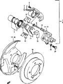 suzuki 101380 FRONT BREMSE (2DR) 