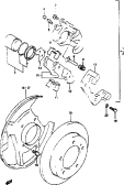 suzuki 101381 FRONT BREMSE (4DR) 