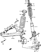 suzuki 101806 ПЕРЕДНЯЯ ПОДВЕСКА