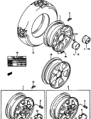 suzuki 101815 КОЛЕСНЫЙ ДИСК (4DR)