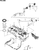 suzuki 110023 ТОПЛИВНЫЙ БАК (2WD:K12B,K14B)