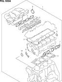 suzuki 127037 MOTORDICHTUNGSSATZENGINE GASKET SET  (K12B:TYPE 1)
