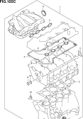 suzuki 147306 КОМПЛЕКТ ПРОКЛАДОК ДВИГАТЕЛЯ (M16A)