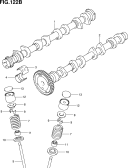 suzuki 147456 РАСПРЕДВАЛ / КЛАПАН (M16A)