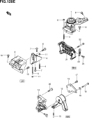 suzuki 147077 MOTOR HALTERUNG  (D13A)