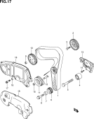 suzuki 153382 COURROIE DE DISTRIBUTION  (D16AA)
