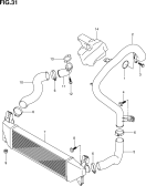 suzuki 153403 INTER COOLER  (D16AA)