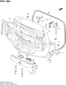 suzuki 86 ПАНЕЛЬ ЗАДНЕЙ ДВЕРИ (N/KEYLESS START)