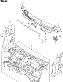 suzuki 16856 ПЕРЕДНЯЯ ЧАСТЬ КУЗОВА