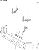 suzuki 26981 ЗАДНИЙ БАМПЕР (TYPE 5,6,7:W/BACK DOOR SPARE TIRE CARRIER)