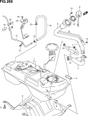 suzuki 27039 ТОПЛИВНЫЙ БАК (JB419WD)