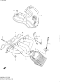 suzuki 27225 ВЫПУСКНОЙ КОЛЛЕКТОР (JB424W)