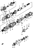 suzuki 40834 GETRIEBE 