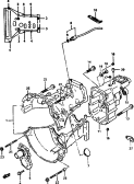 suzuki 40835 GETRIEBEGEHÄUSE 