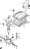 suzuki 40837 SCHALTHEBEL 
