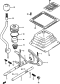suzuki 40841 GETRIEBE SCHALTUNG 