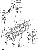 suzuki 40842 GETRIEBEGEHÄUSE 